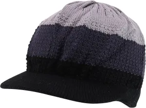 100% Cotton Rasta Knit Beanie Visor