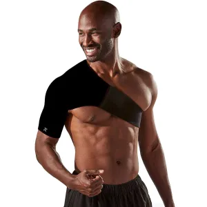 Adjustable Shoulder Support Brace for Rotator Cuff Relief, Frozen Shoulder, Tendonitis, AC Joint Pain - Rotator Cuff Support Brace (Right, Black, Medium)