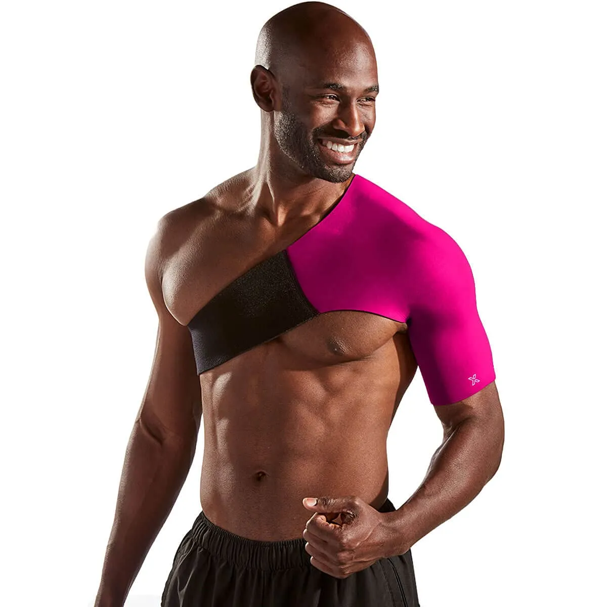Adjustable Shoulder Support Brace for Rotator Cuff Relief, Frozen Shoulder, Tendonitis, AC Joint Pain - Rotator Cuff Support Brace (Right, Black, Medium)