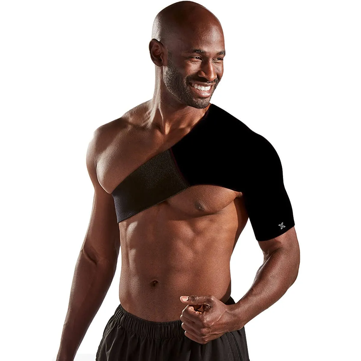Adjustable Shoulder Support Brace for Rotator Cuff Relief, Frozen Shoulder, Tendonitis, AC Joint Pain - Rotator Cuff Support Brace (Right, Black, Medium)