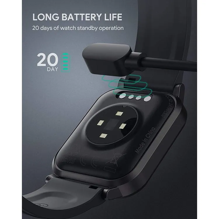 AUKEY Smartwatch Fitness Tracker 12 Activity Modes IPX6 Waterproof