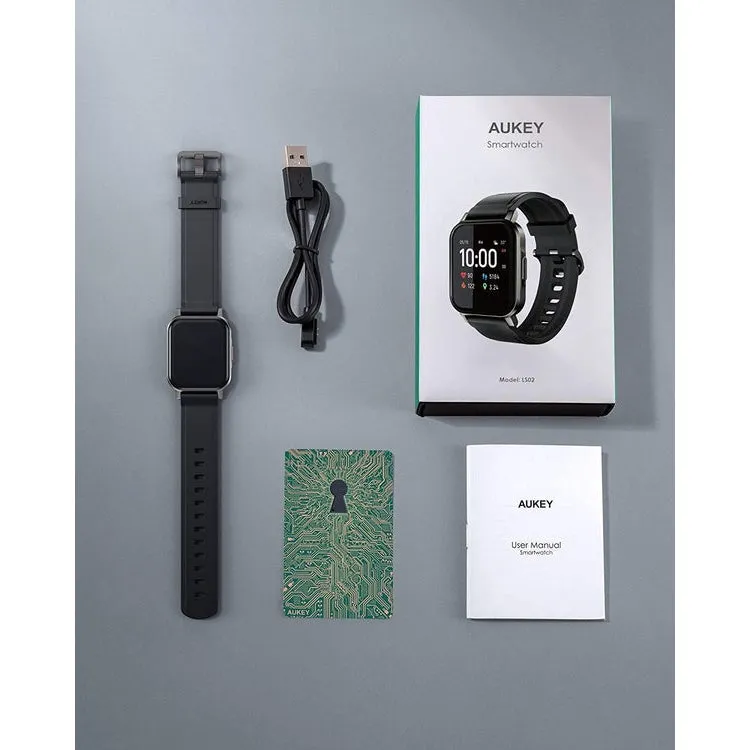 AUKEY Smartwatch Fitness Tracker 12 Activity Modes IPX6 Waterproof