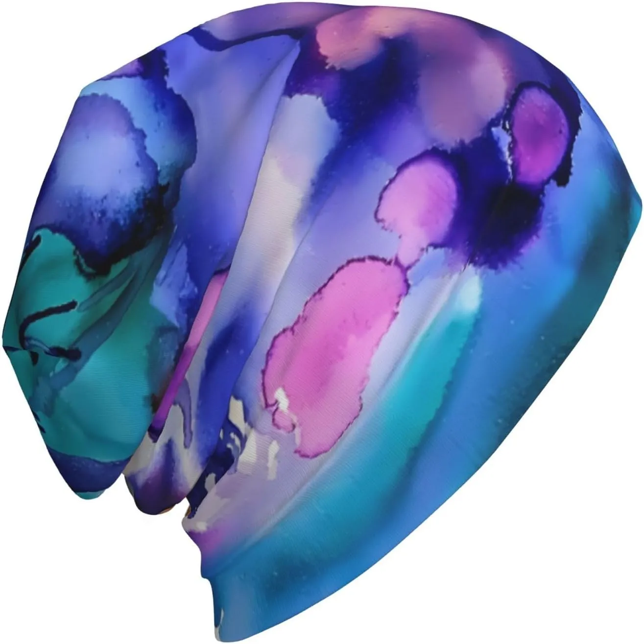 Beautiful Peacock Womens Slouchy Beanie Cotton Chemo Caps Cancer Headwear Hats Turban Baggy Skull Sleep Scarf
