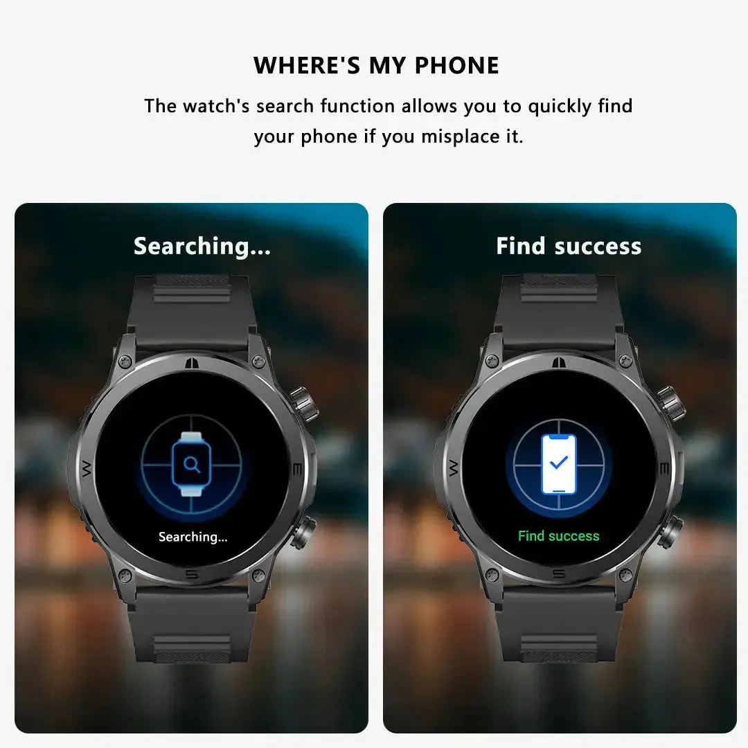 Best Men Fitvii™ Strong Health Smartwatch with 38% More Data Accuracy