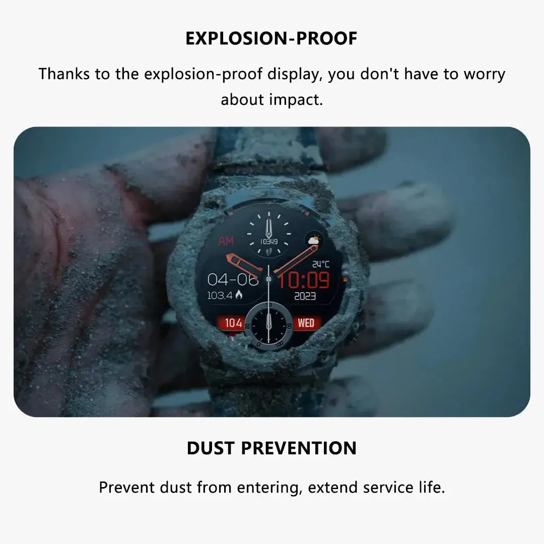 Best Men Fitvii™ Strong Health Smartwatch with 38% More Data Accuracy