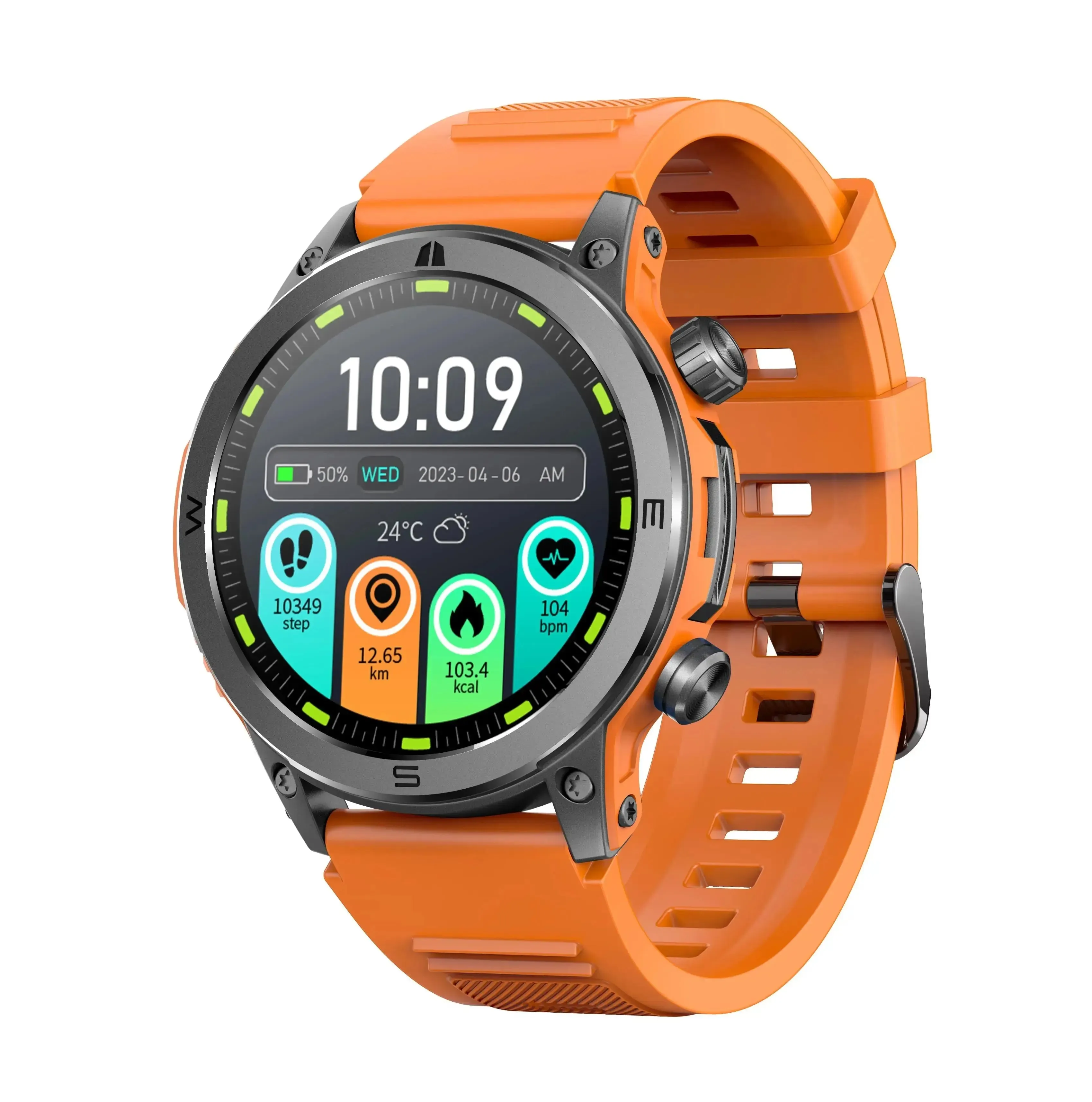 Best Men Fitvii™ Strong Health Smartwatch with 38% More Data Accuracy