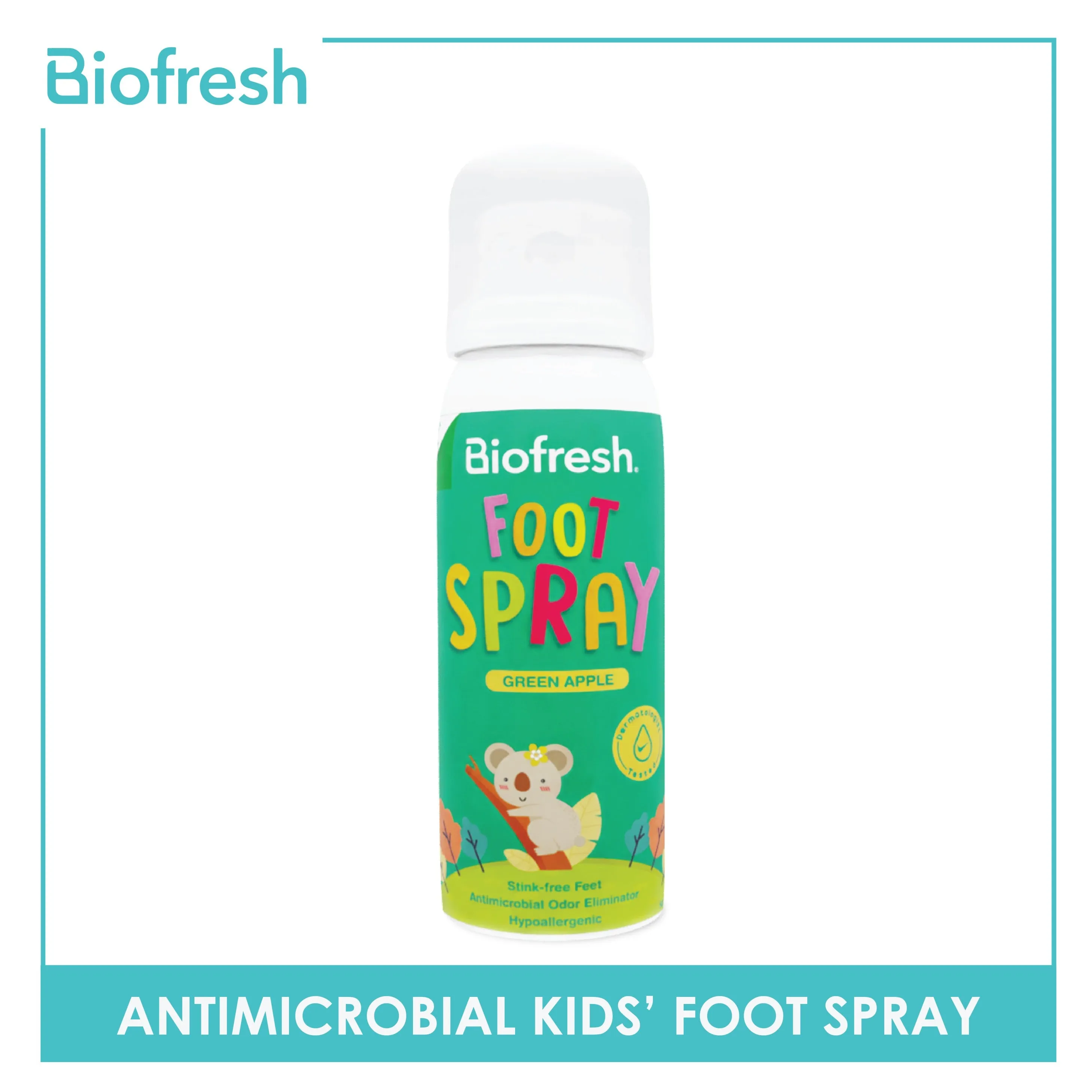 Biofresh Antimicrobial Kids' Foot Spray 50ml FCFS01