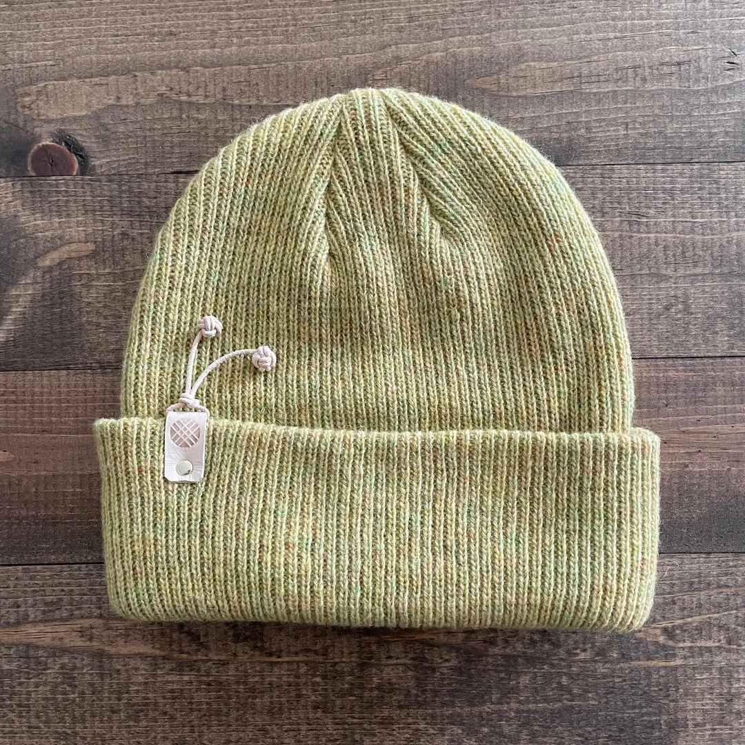 Clay K(not) Beanie in Mustard Green