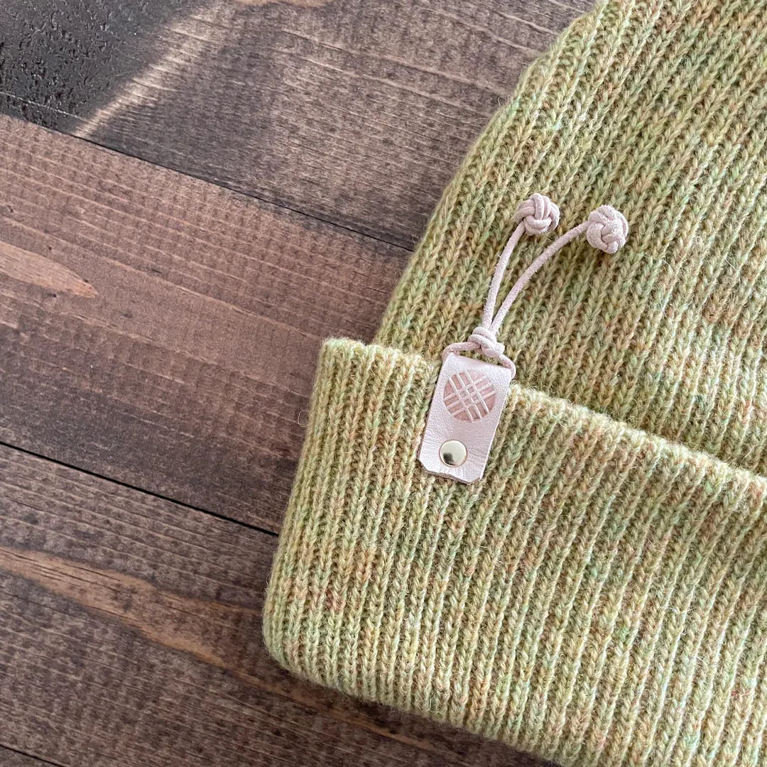 Clay K(not) Beanie in Mustard Green