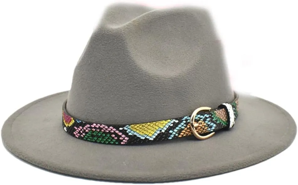Fedora Hat Woolen Jazz Hat Party Hats Ladies Fedora Hats Men Hats Top Hats Panama 8 Without Chain