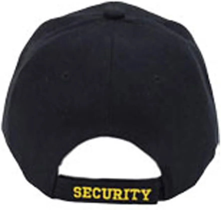 First Class Security Cap with ID On Front, Peak and Back