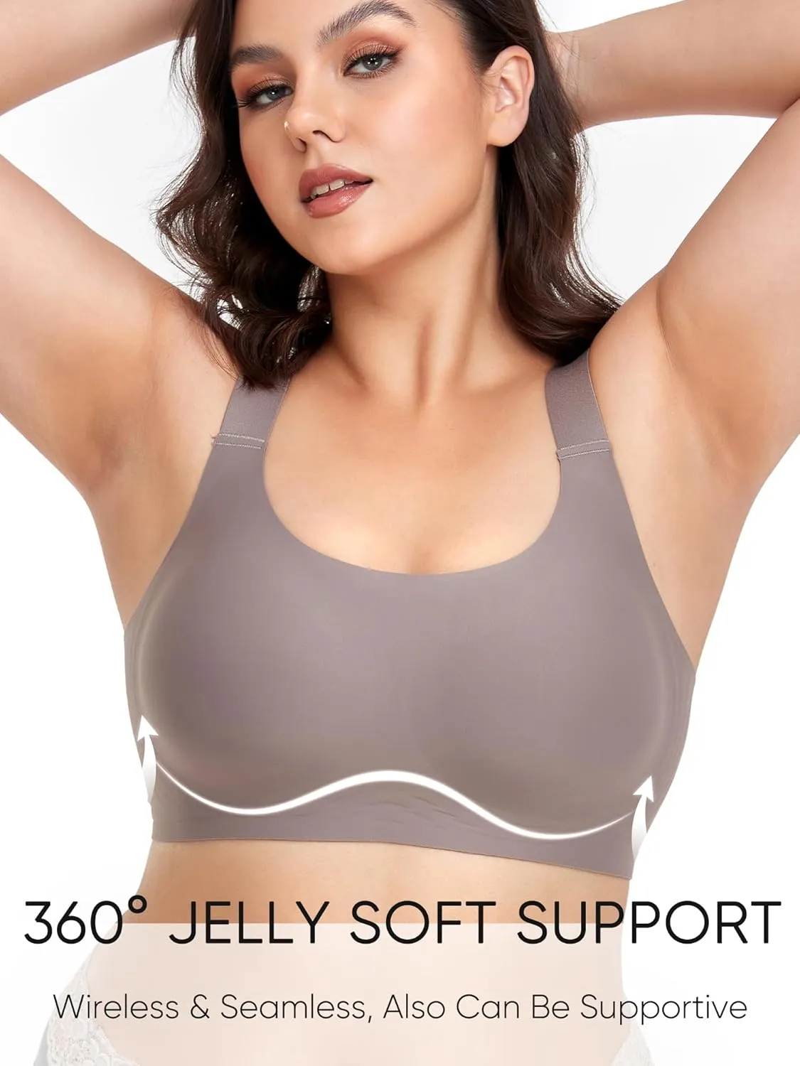 Gailife Womens Wireless Push Up Bras for Women No Underwire Seamless Full Coverage Supportive T Shirt Everyday Bras