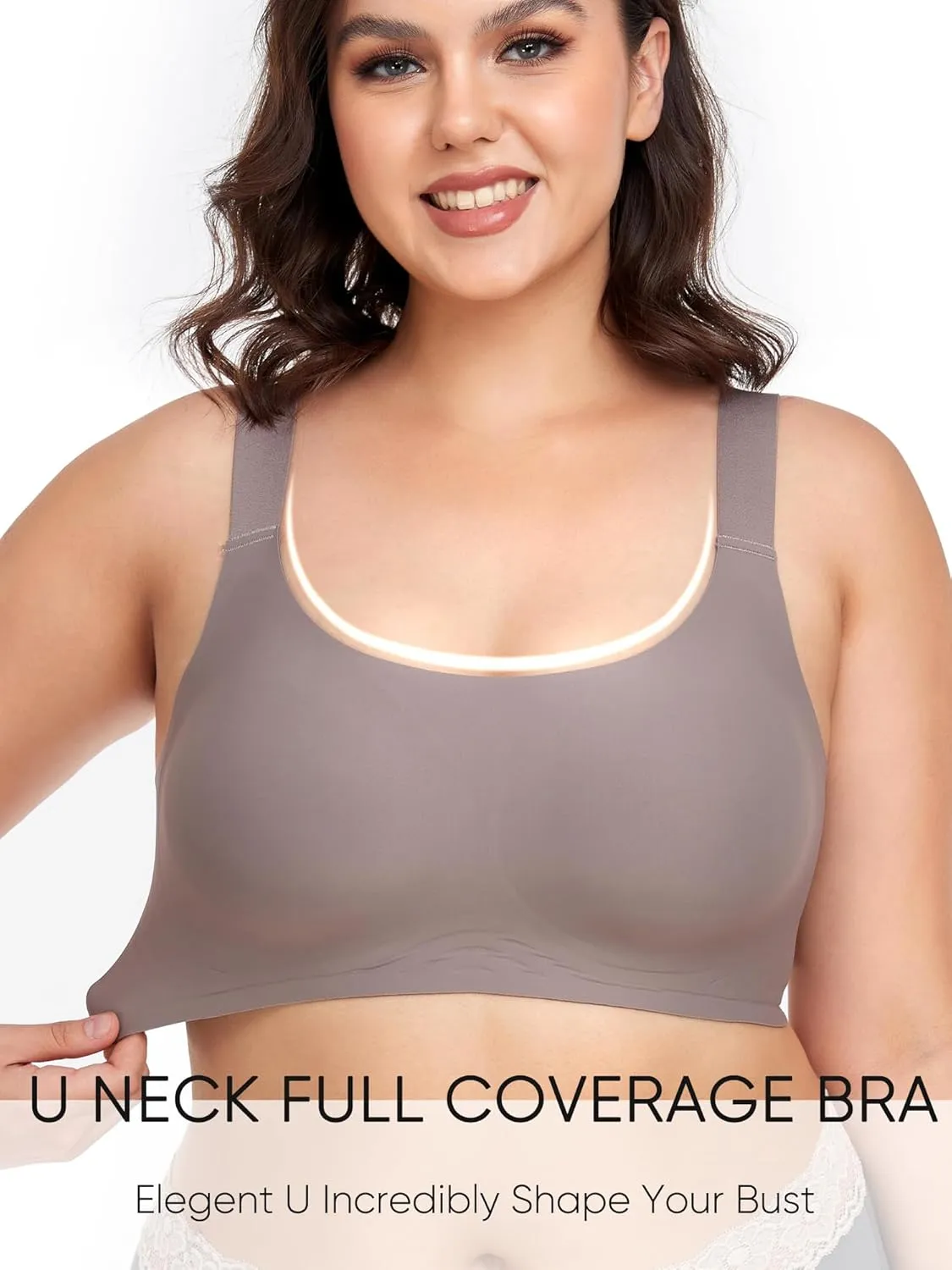 Gailife Womens Wireless Push Up Bras for Women No Underwire Seamless Full Coverage Supportive T Shirt Everyday Bras
