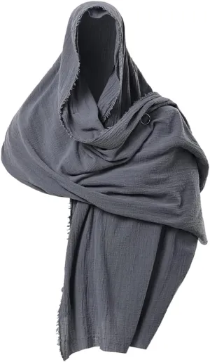 GRACEART Post Apocalyptic Shawl Scarf Shaman Cowl Medieval Costume Sash