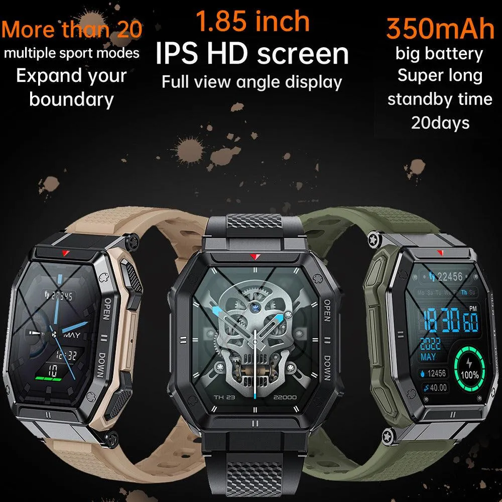 Herren uhren Sport Smartwatch Bluetooth Damen Armbanduhr Smartwatch mit Anruf