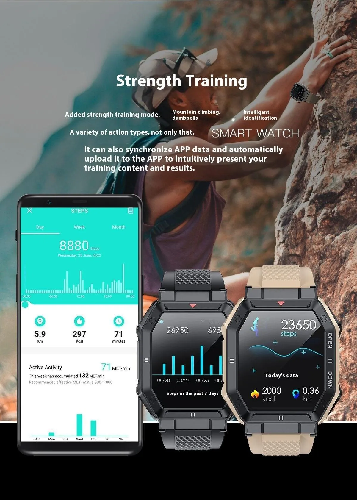 Herren uhren Sport Smartwatch Bluetooth Damen Armbanduhr Smartwatch mit Anruf
