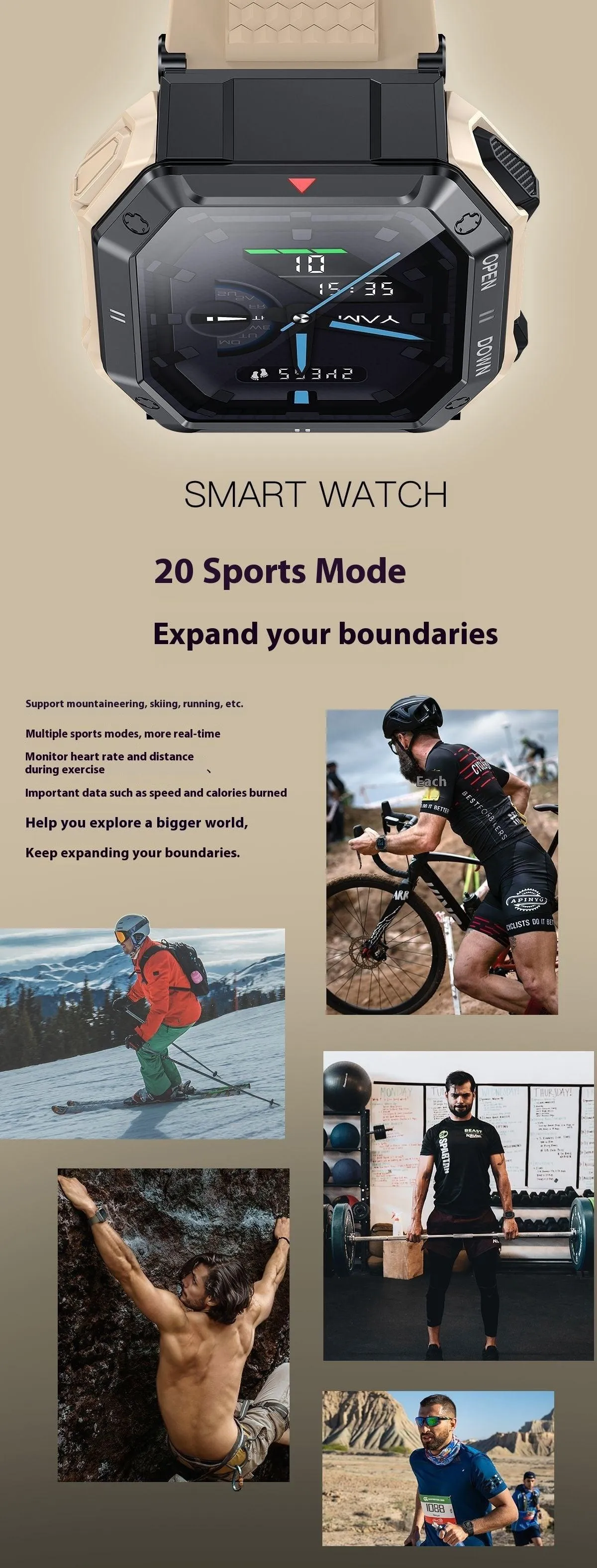 Herren uhren Sport Smartwatch Bluetooth Damen Armbanduhr Smartwatch mit Anruf