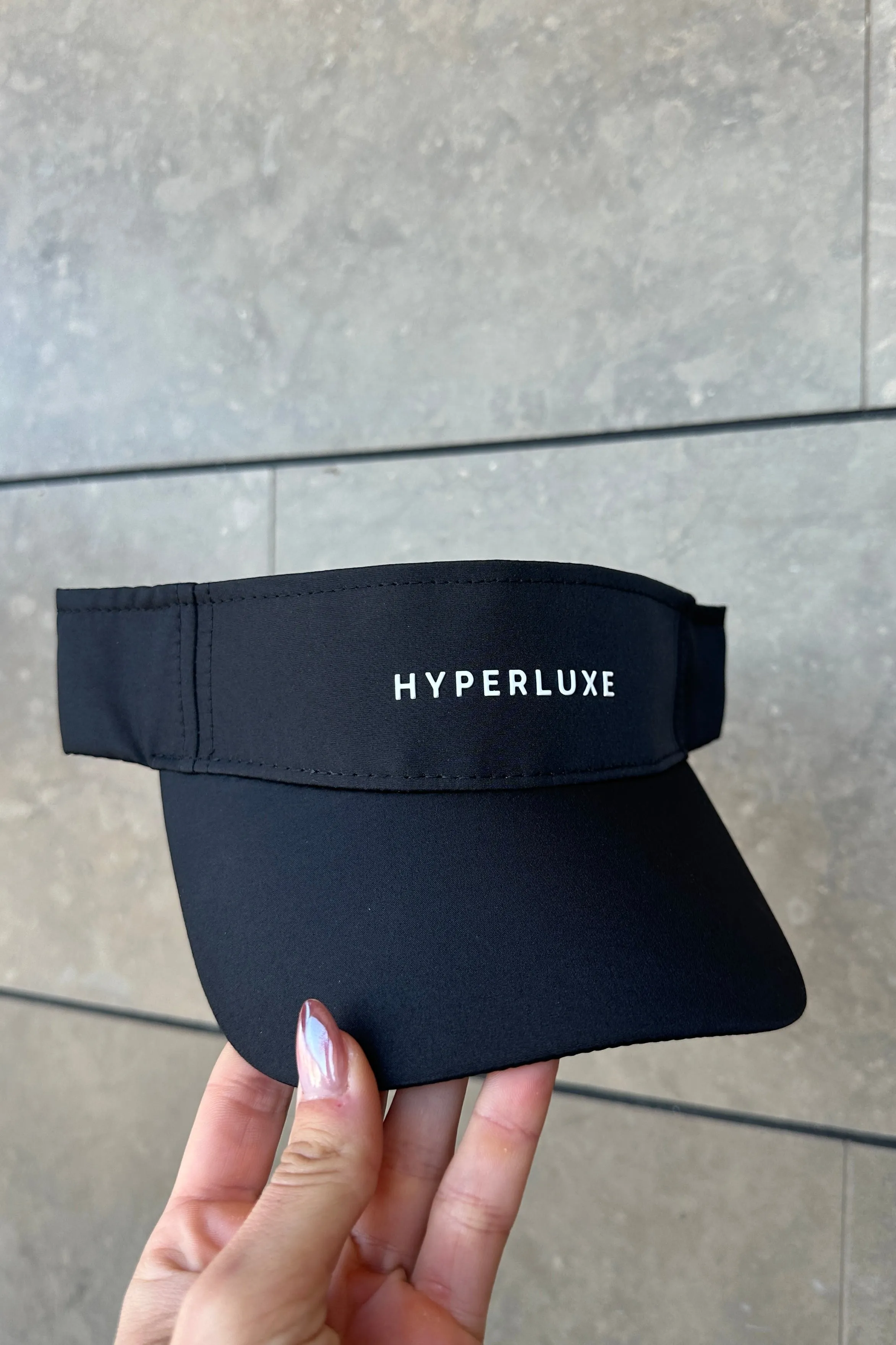 HyperLuxe Active Visor- Black