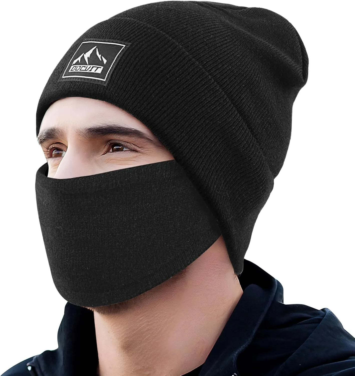 Knit Cuffed Beanie Warm Winter Hats Unisex Skull Knit Cap Fashion Ski Hat for Men and Women