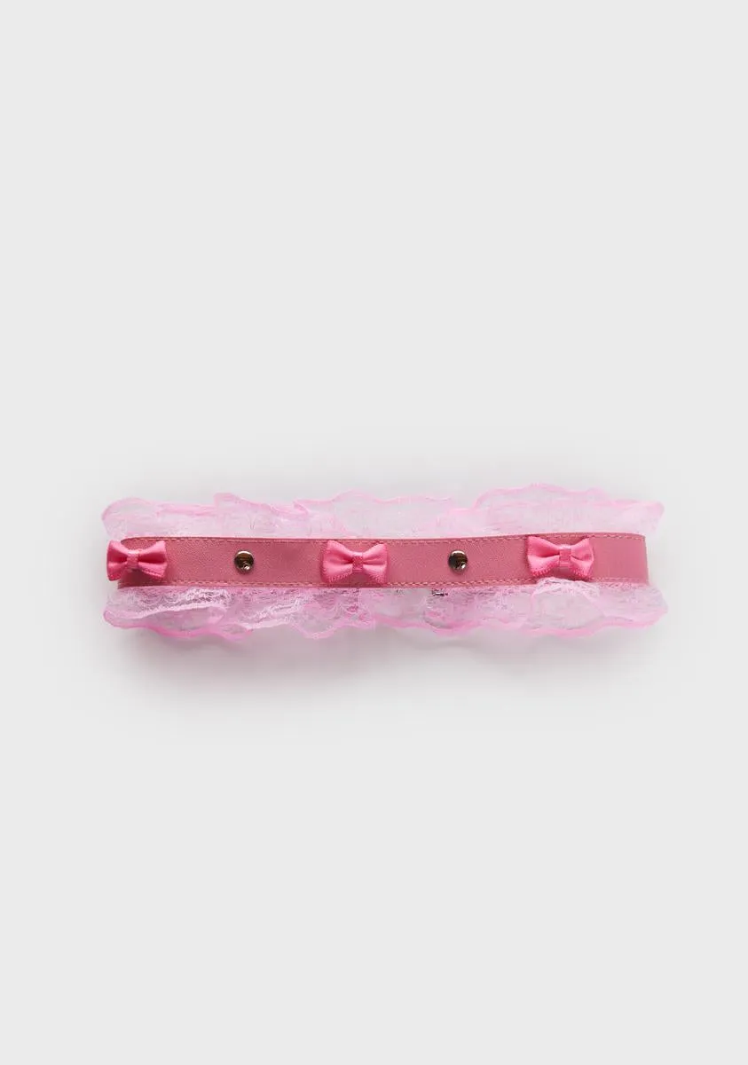 Love On Top Lace Trim Choker