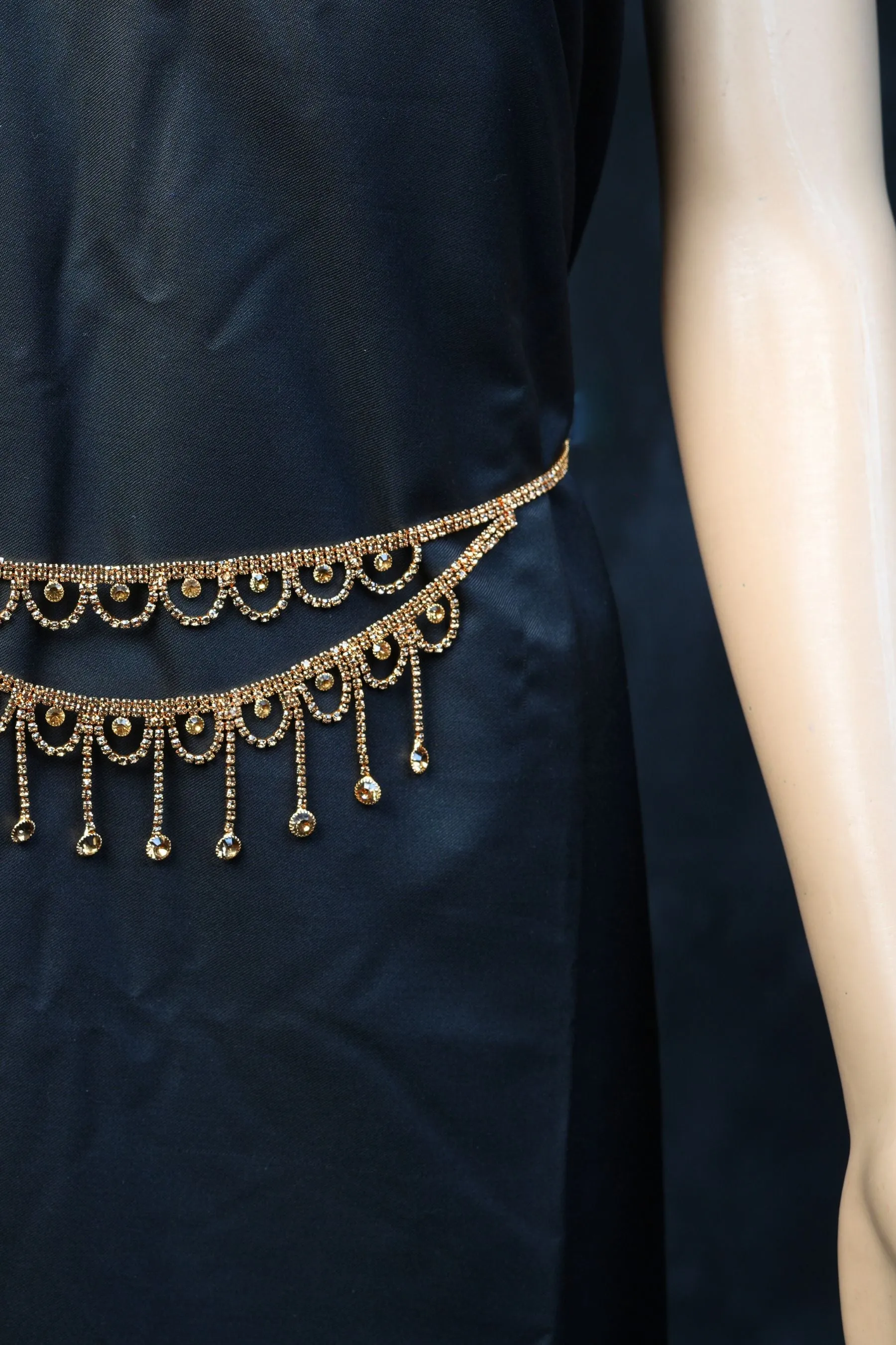 Multilayer Gold & Stone Hip Chain - Glam to Every Outfit  by JCS Fashion