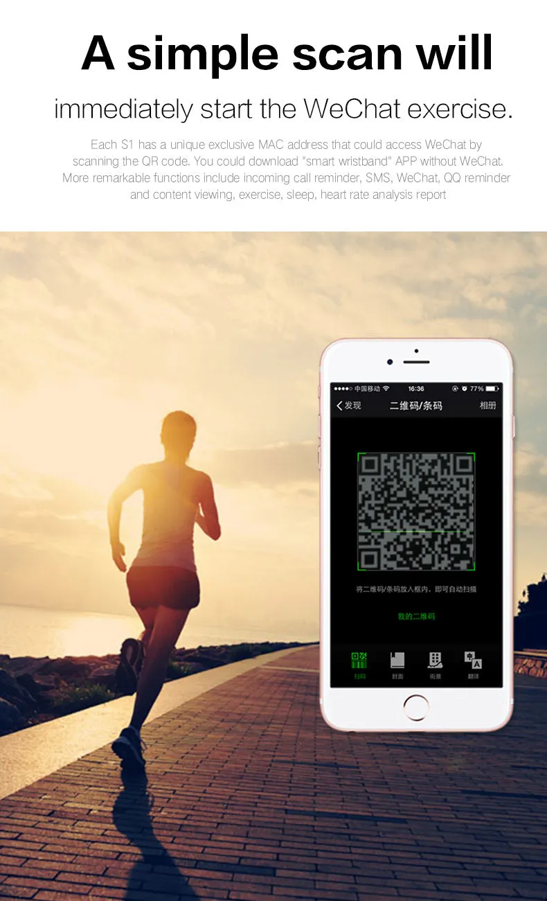 MyFit Bluetooth Wrist Watch for Android & IOS