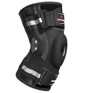 NEENCA Professional Knee Brace for Knee Pain, Hinged Knee Support with Patented X-Strap Fixing System, Strong Stability for Pain Relief, Arthritis, Meniscus Tear, ACL, PCL, MCL, Runner, Sport, Workout