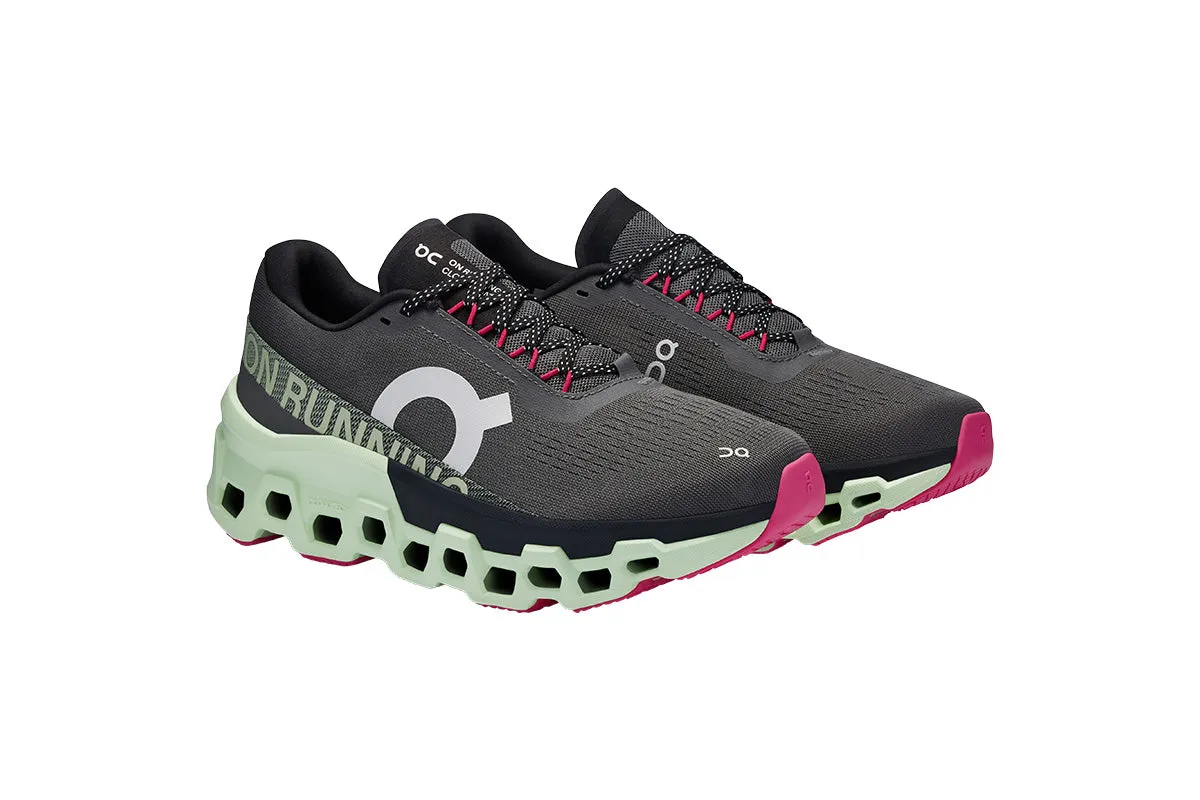 On Cloudmonster 2 B Asphalt/Lima Womens