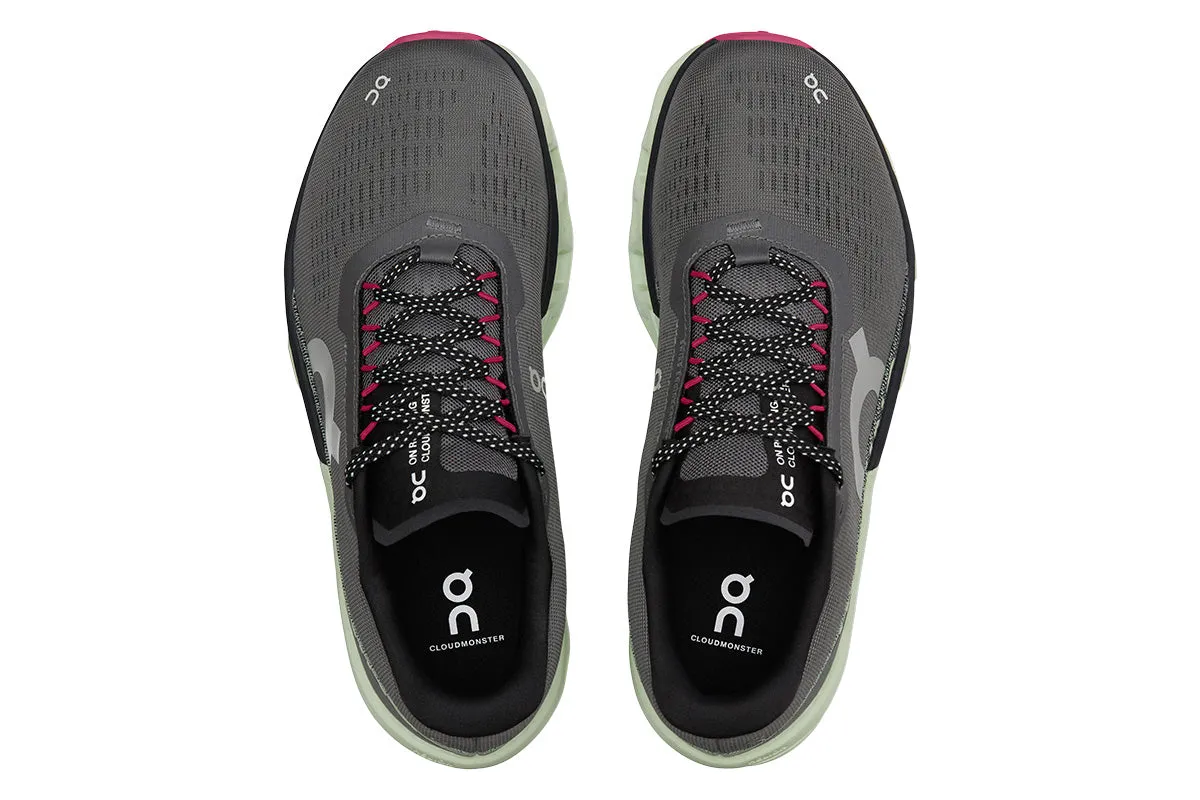 On Cloudmonster 2 B Asphalt/Lima Womens