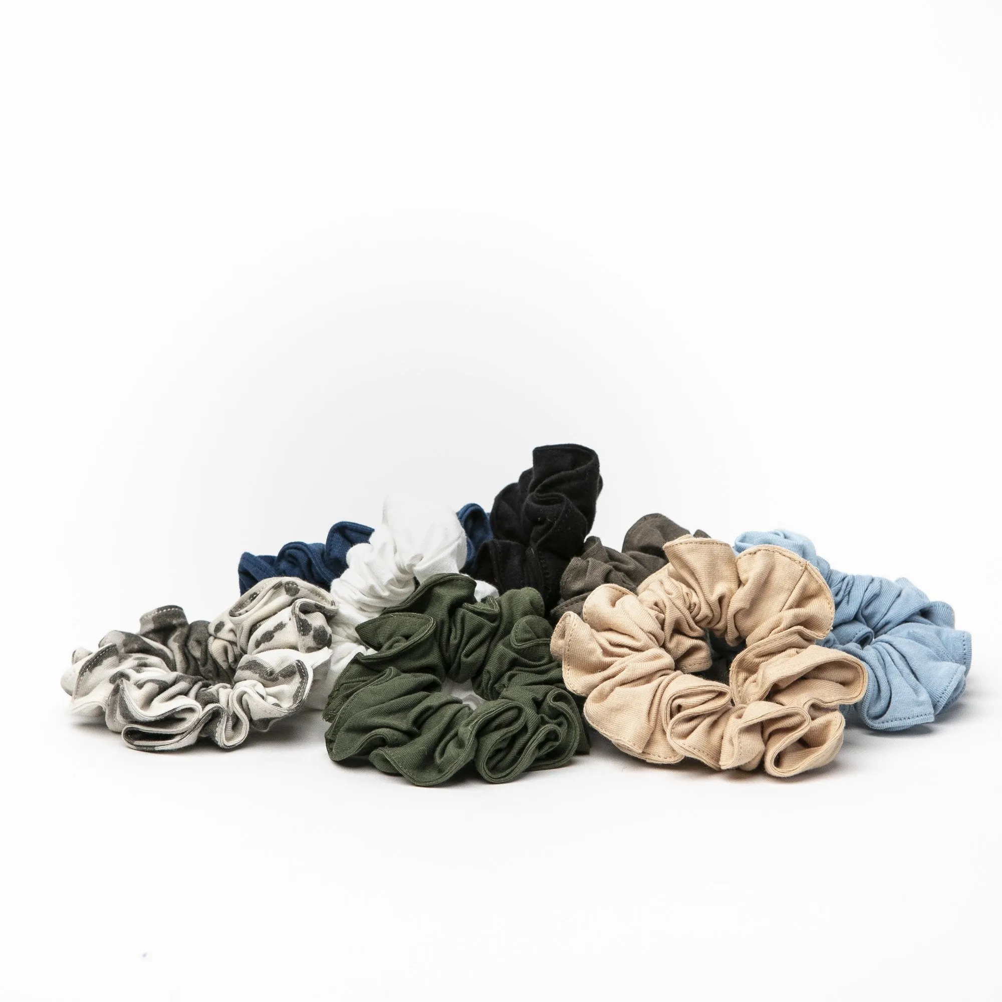Organic Cotton Scrunchies | Blue