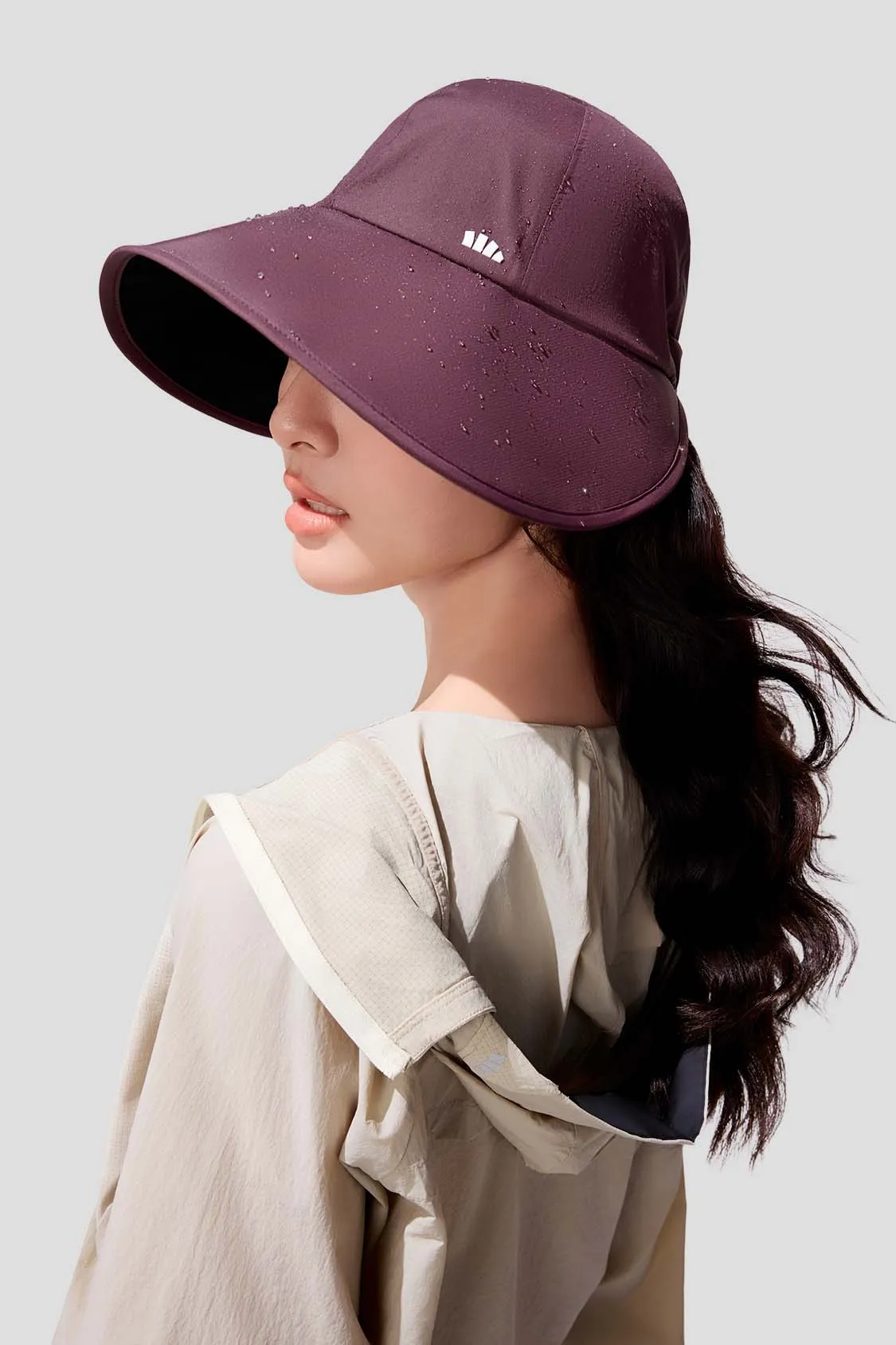 Side - Women's Side-Shield Duckbill Sun Hat UPF50 