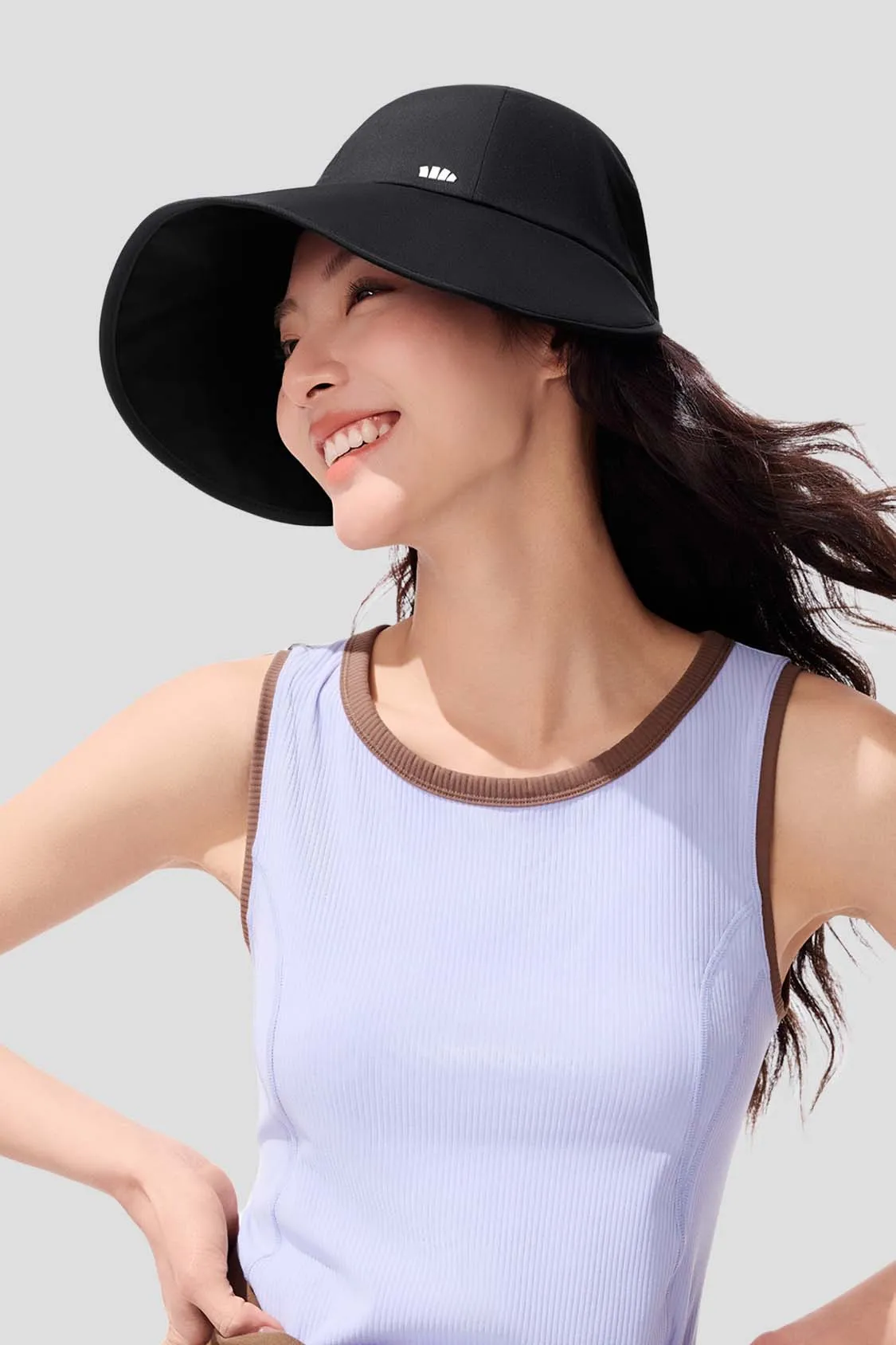 Side - Women's Side-Shield Duckbill Sun Hat UPF50 
