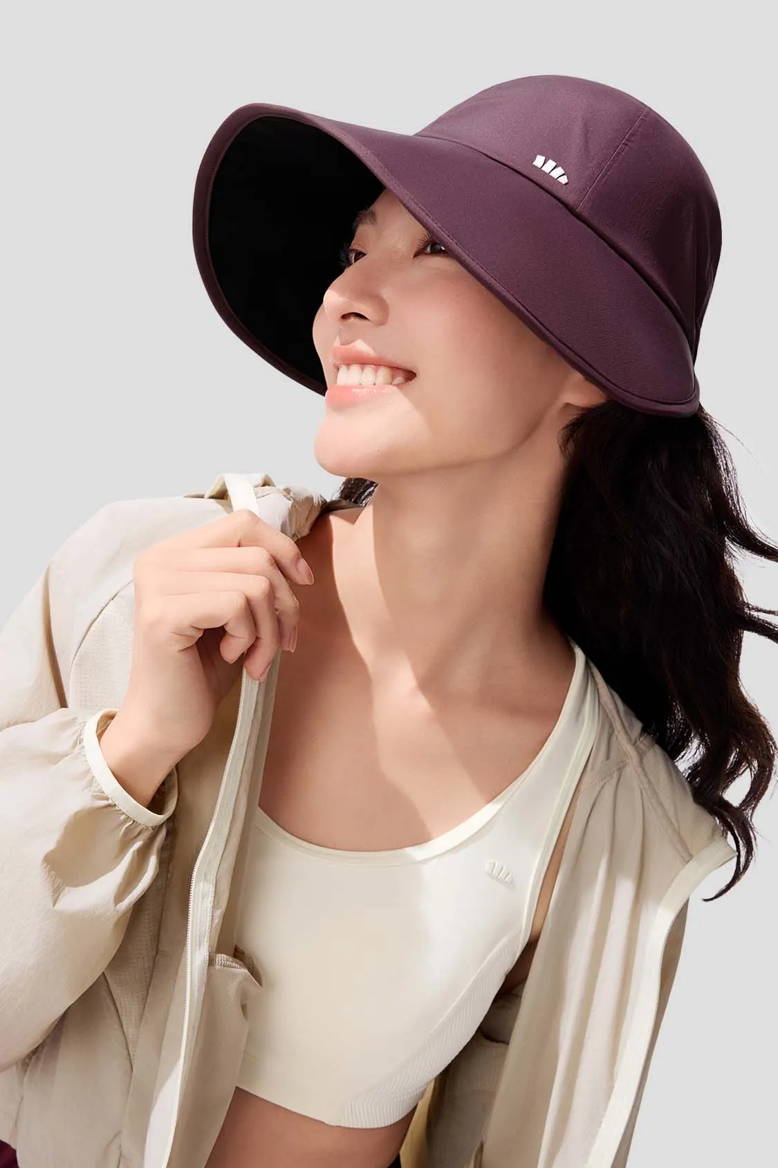 Side - Women's Side-Shield Duckbill Sun Hat UPF50 