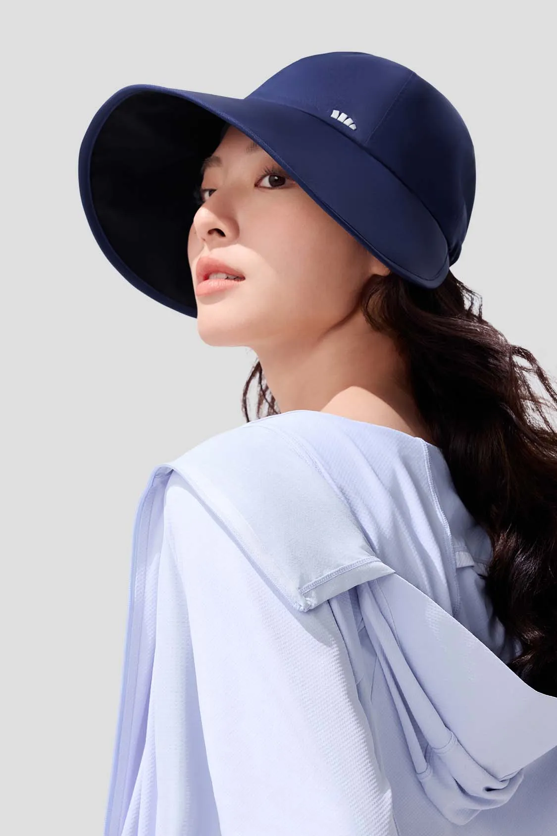 Side - Women's Side-Shield Duckbill Sun Hat UPF50 