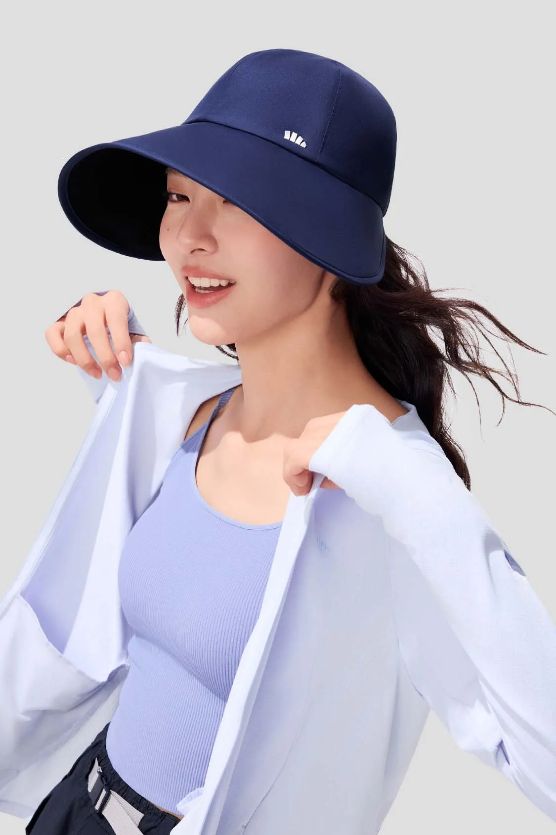 Side - Women's Side-Shield Duckbill Sun Hat UPF50 
