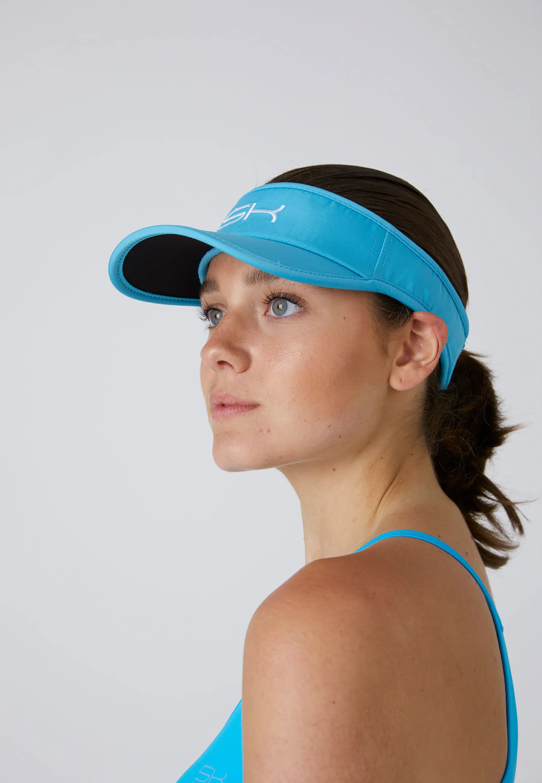 Tennis Sun Visor, turquoise