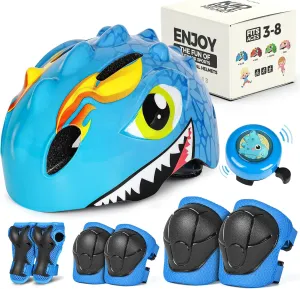 VICTGOAL Toddler Kids Bike Helmet Lightweight 3D Children Bicycle Helmet for Boys and Girls Age 3-8 for Multi-Sport Scooter Cycling Skating