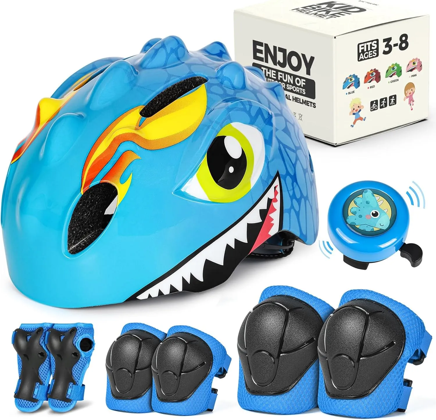 VICTGOAL Toddler Kids Bike Helmet Lightweight 3D Children Bicycle Helmet for Boys and Girls Age 3-8 for Multi-Sport Scooter Cycling Skating
