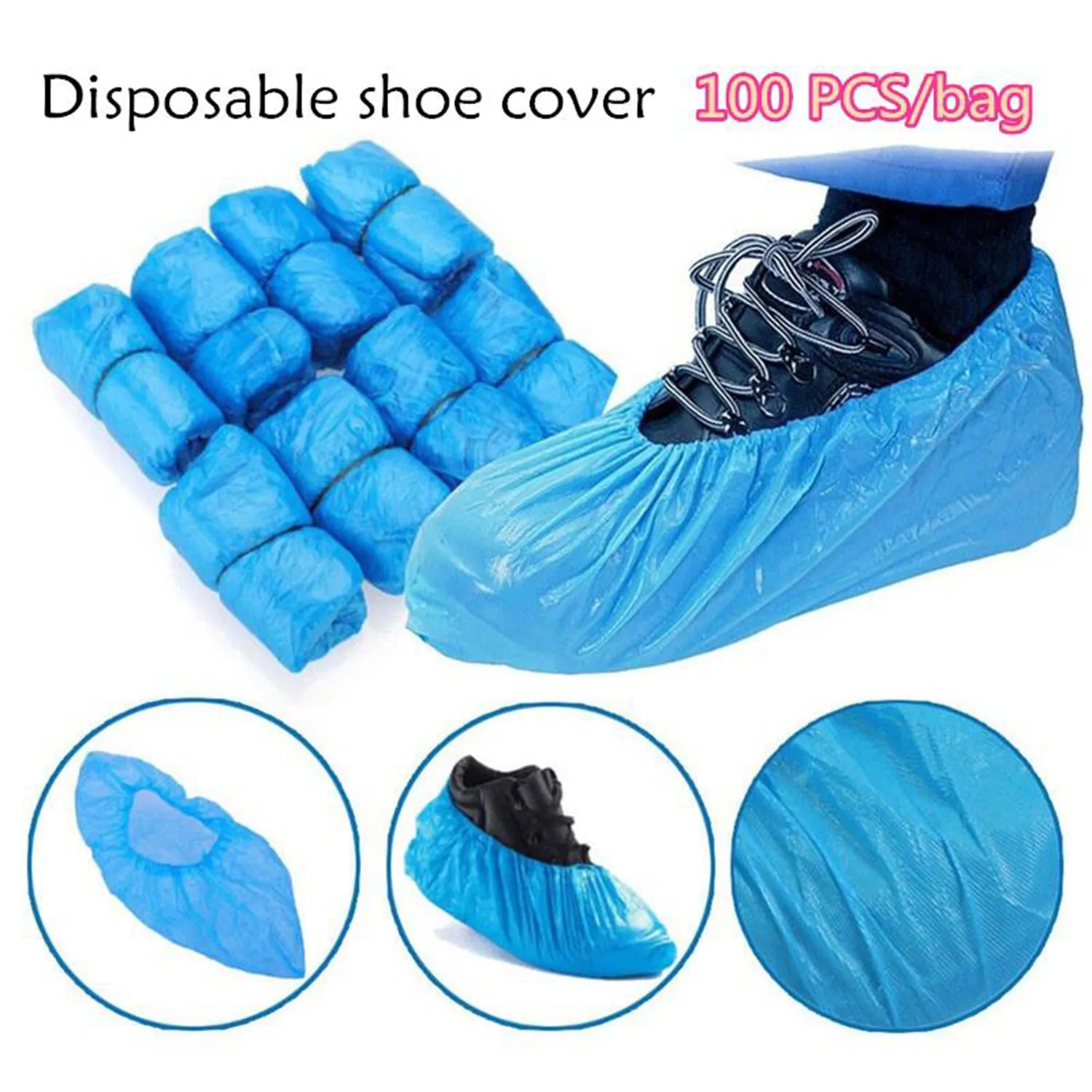 Waterproof Shoe Covers - 50 Pairs