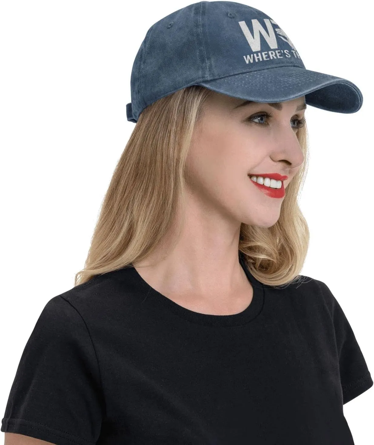 WTF Where's The Fish Hat for Women Dad Hats with Design Caps