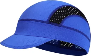 XXL Mesh Cycling Cap for Men Big Head Cooling Skull Cap Bike Hard Hat Liner with Sun Visor, Men Big Size Cycling Hat